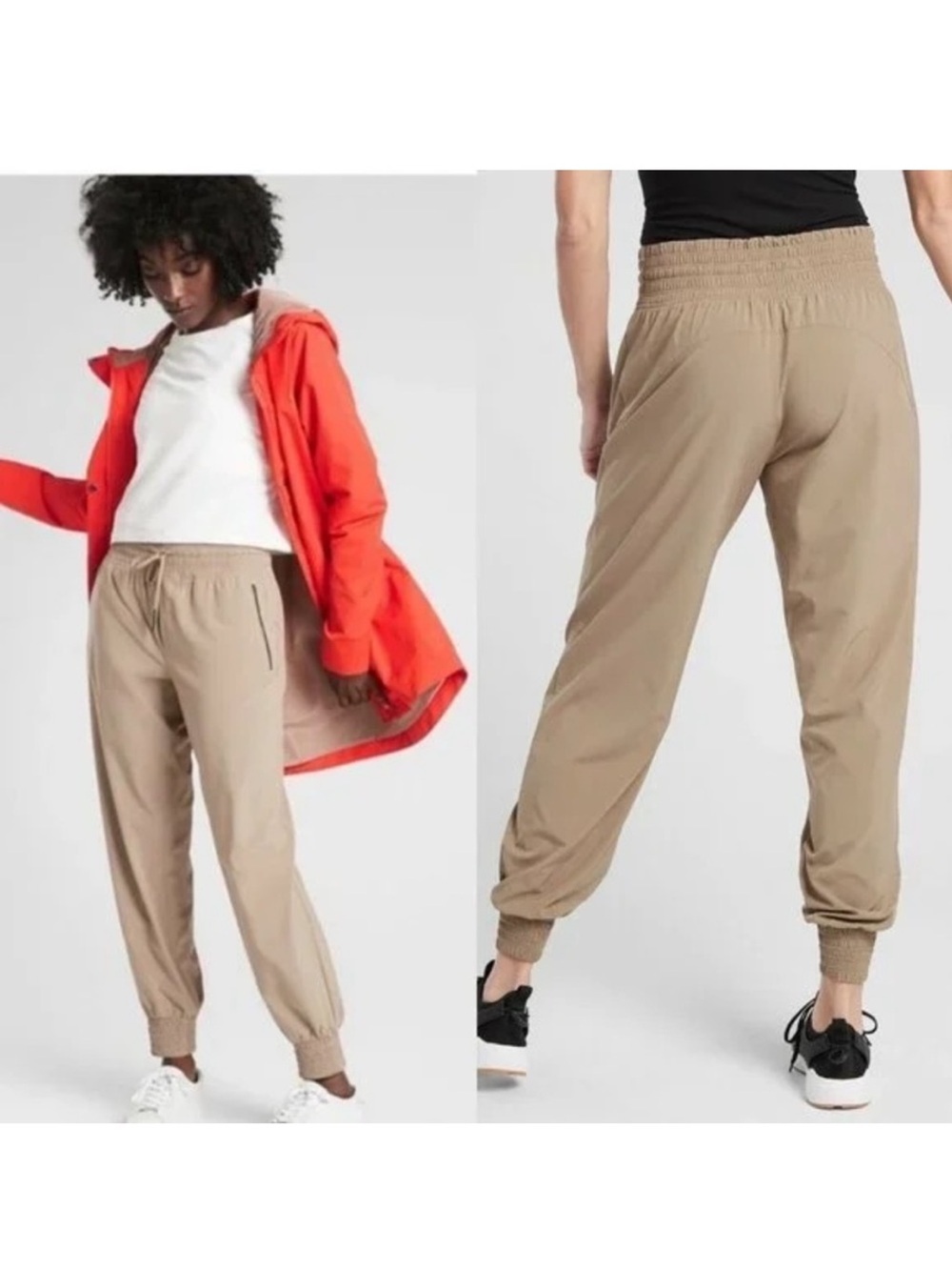 Athleta Camden Jogger Pants in Taupe Women Size 4